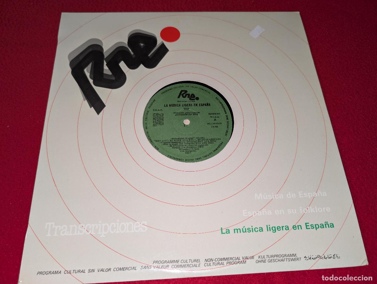 Discos de vinilo: MUSICA LIGERA ESPA&Ntilde;A 150 LP 1988 RNE REY LUI+DUNCAN DHU+MIGUEL BOSE+RAMAZZOTTI+RADIO FUTURA++