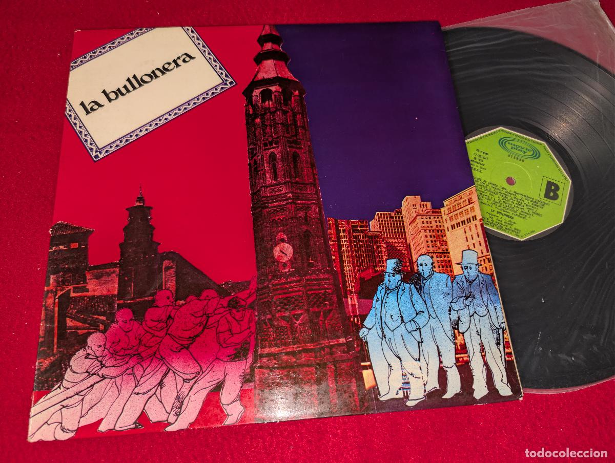 Discos de vinilo: LA BULLONERA La bullonera LP 1976 Movieplay GATEFOLD CARTEL EN DIAGONAL portada ARAGON