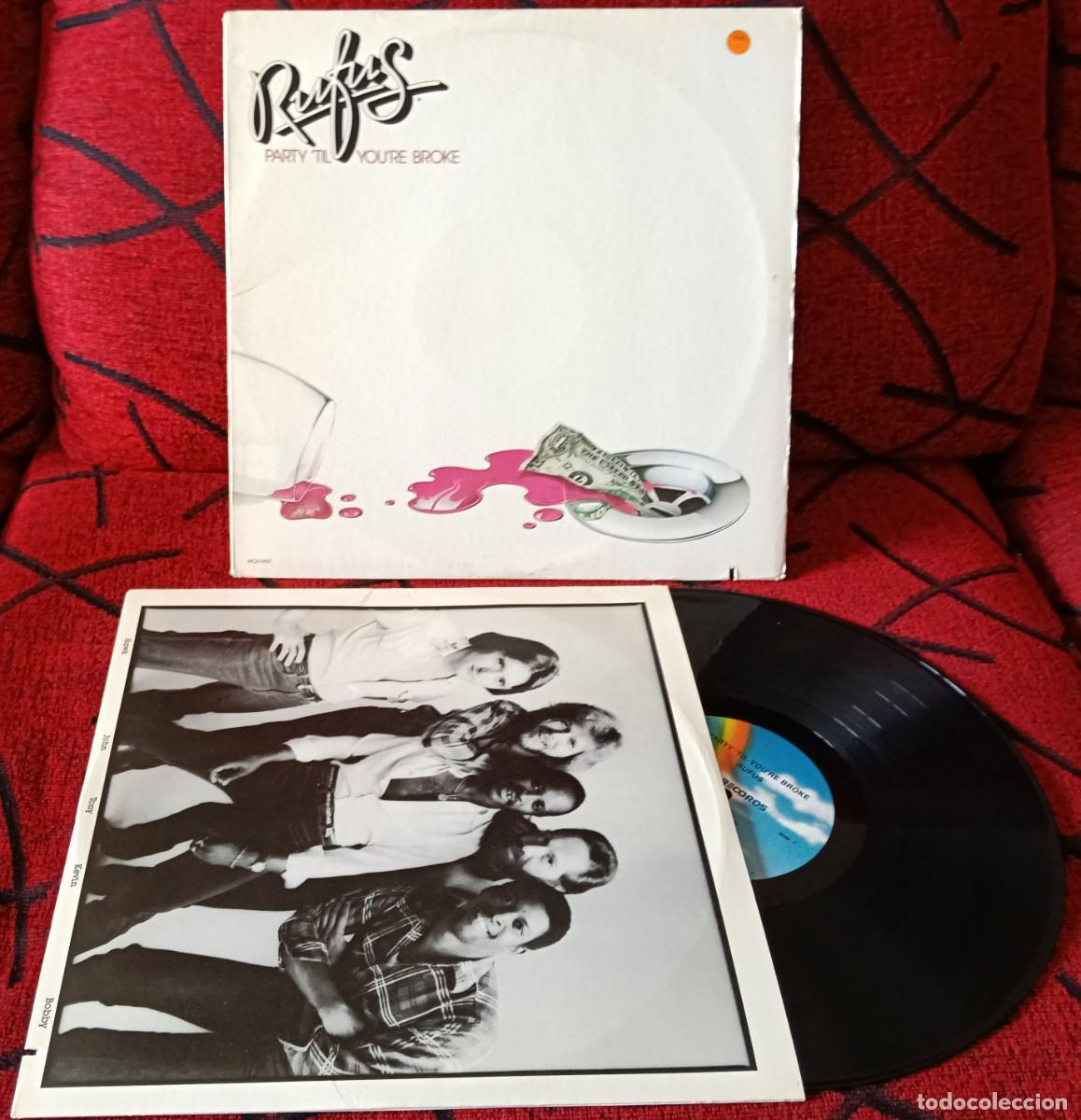Discos de vinilo: RUFUS ** Party 'Til You're Broke ** VINILO LP 1981 USA