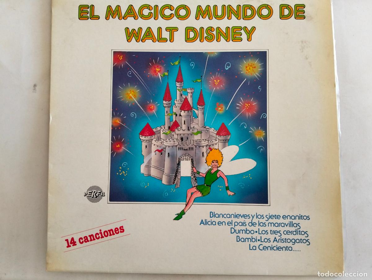 Discos de vinilo: EL MAGICO MUNDO DE WALT DISNEY, DISCO LP, EDITADO PERFIL, A&Ntilde;O 1988