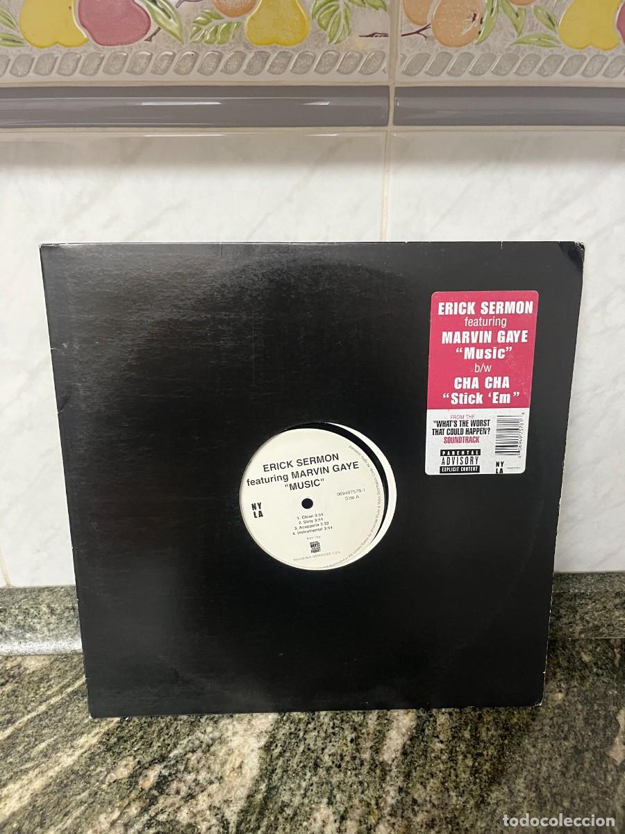 Discos de vinilo: Erick Sermon Featuring Marvin Gaye / Cha Cha Music / Stick 'Em