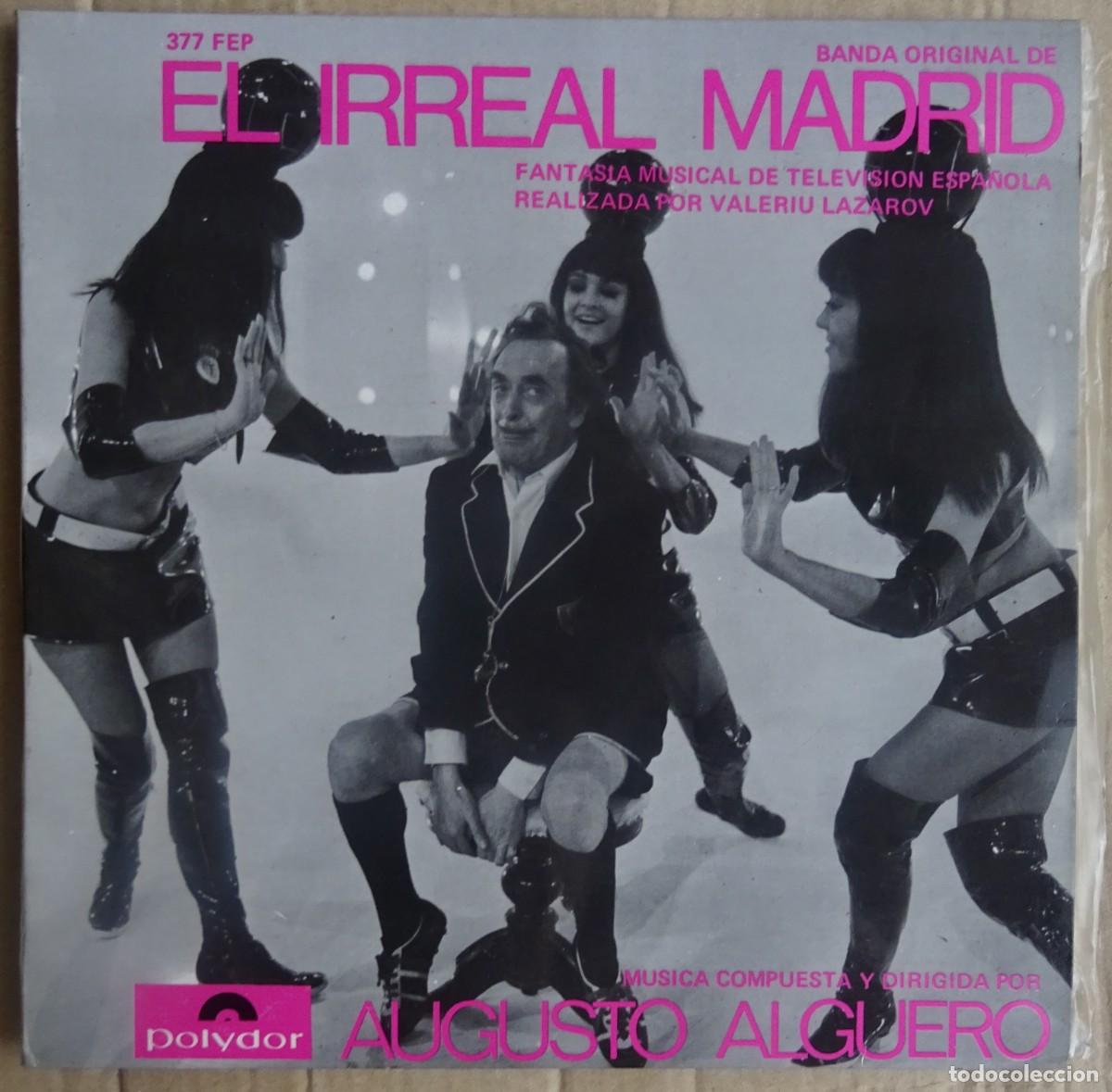 Disques de vinyle: EL IRREAL MADRID Valerio Lazarov, Alguero Fantasia musical de Televisi&oacute;n Espa&ntilde;ola Polydor 1969