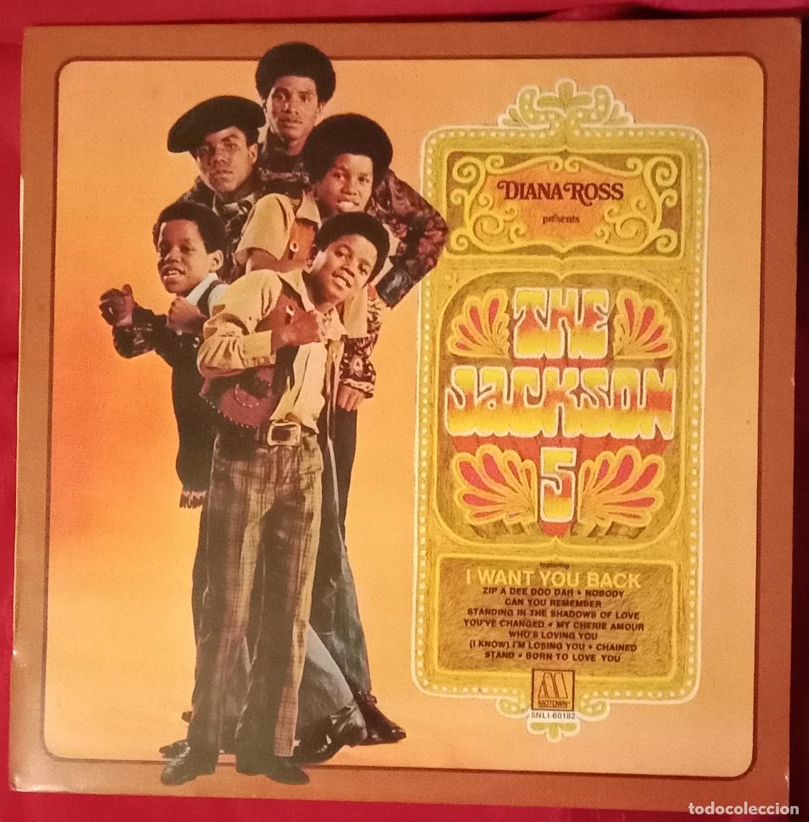 Discos de vinilo: The Jackson 5 - Diana Roos Presents - I Want You Back... - Edit. Motown Lineatres. 1985