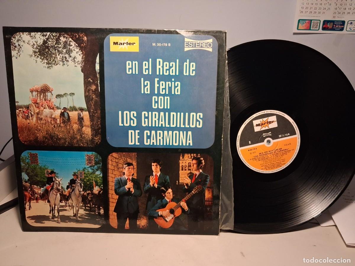 Discos de vinilo: LP LOS GIRALDILLOS DE CARMONA : EN EL REAL DE LA FERIA