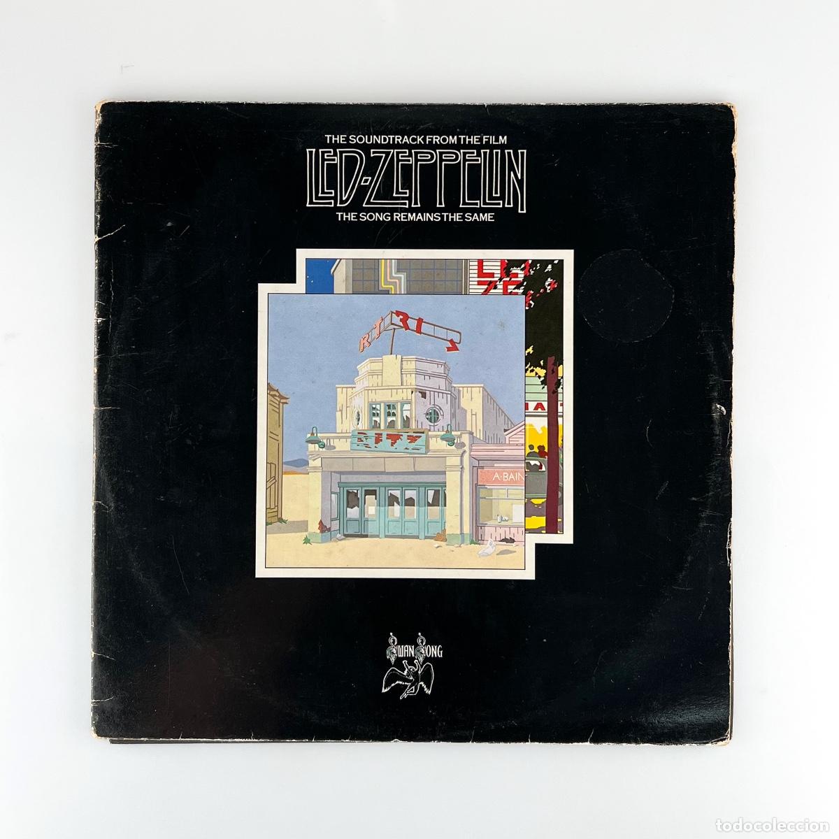 Discos de vinilo: 2xLP, Gat. Led Zeppelin. The Soundtrack From The Film &rdquo;The Song Remains The Same&rdquo;
