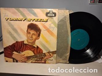 Discos de vinilo: DISCO LP DE 10 PULGADAS : LA HISTORIA DE TOMMY STEELE (WITH THE STEELMEN )