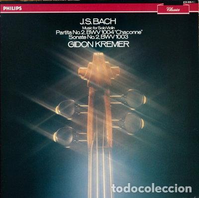 Discos de vinilo: J.S. Bach: Partita No. 2, BWV 1004 &rdquo;Chaconne&rdquo; / Sonate No. 2, BWV 1003- 0028941623515