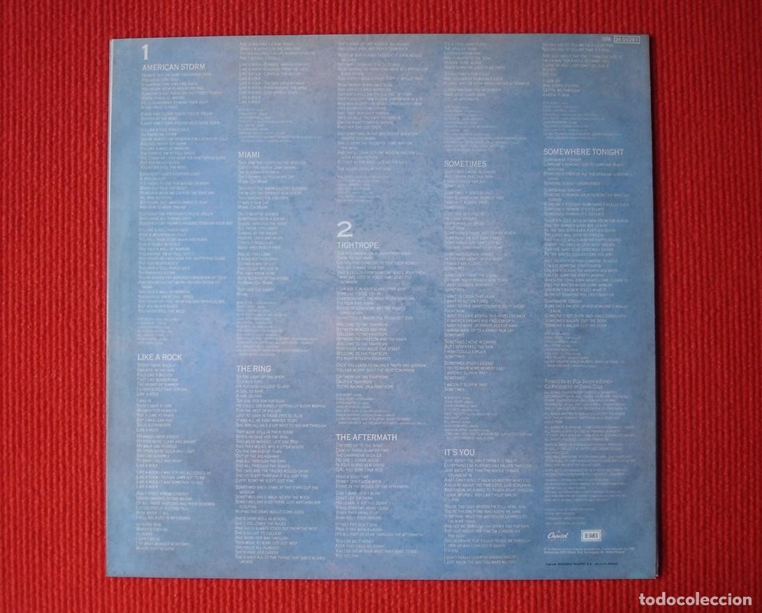Discos de vinilo: Bog Seger & The Silver... Like a Rock. LP Vinilo. - Foto 4