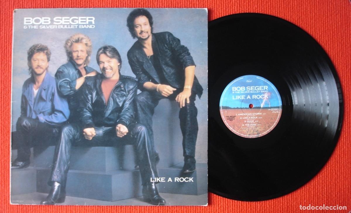 Discos de vinilo: Bog Seger & The Silver... Like a Rock. LP Vinilo.