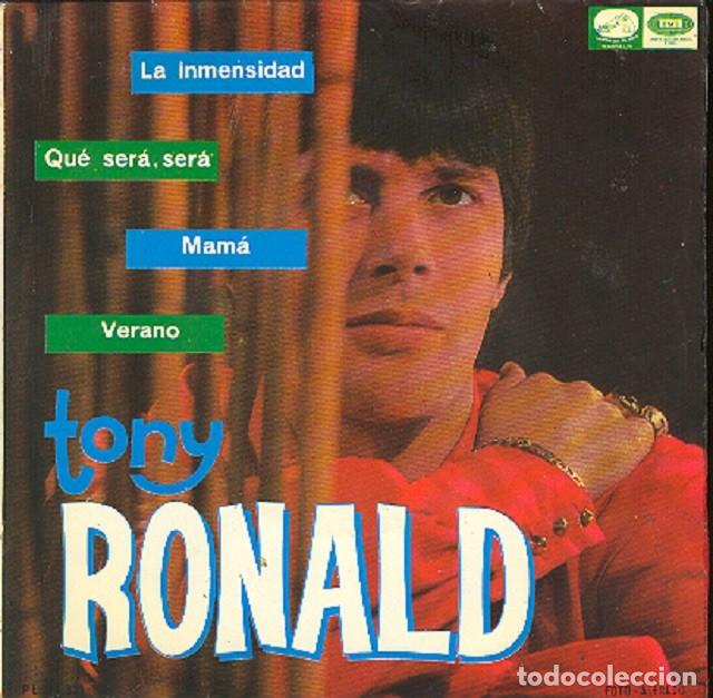 Discos de vinilo: Tony Ronald &ndash; La inmensidad; Que ser&aacute;, ser&aacute;; Mam&aacute; + 1 &ndash; VSA 14.333 &ndash; 1967