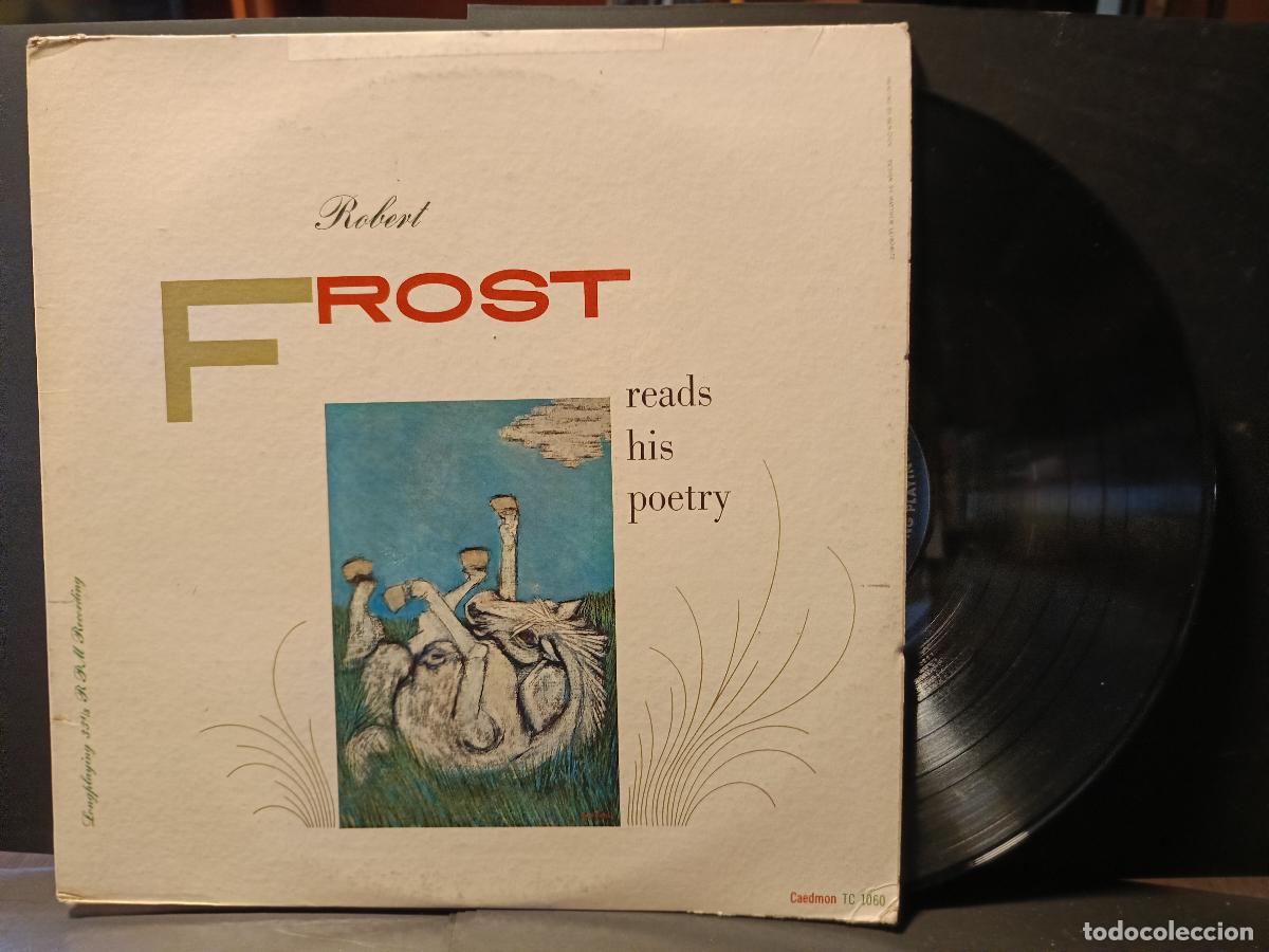 Discos de vinilo: ROBERT FROST READS HIS POETRY LP USA 1957 PEPETO