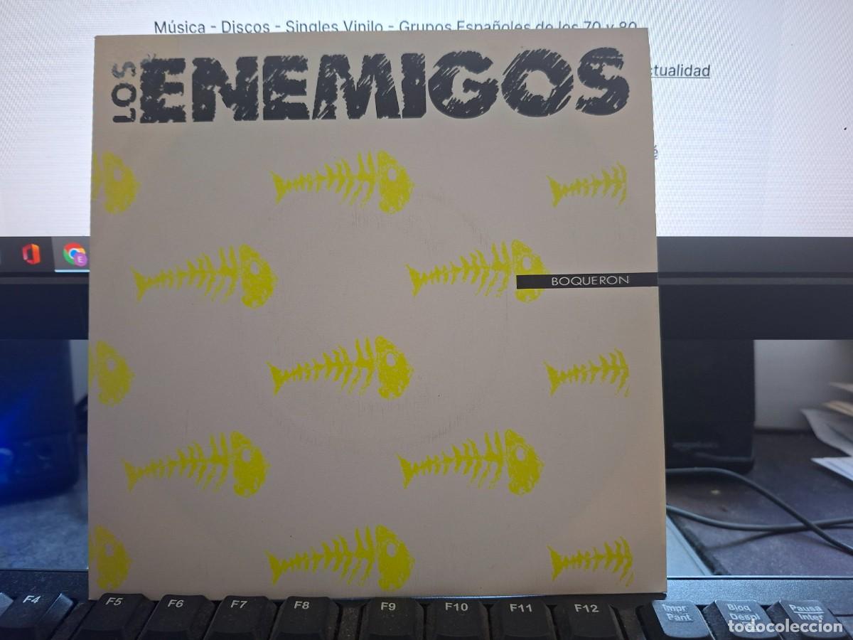Discos de vinilo: LOS ENEMIGOS - BOQUERON - SINGLE DE VINILO C-32