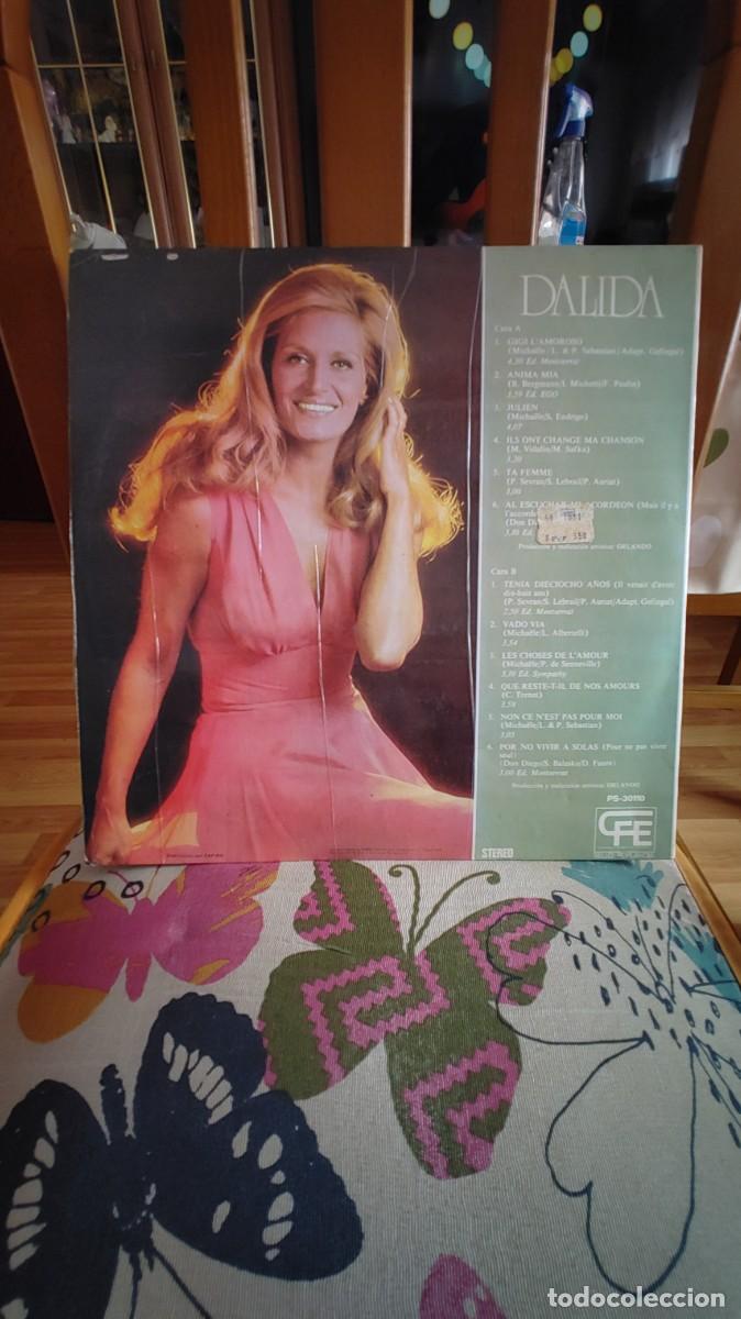 Discos de vinilo: DALIDA-LP UNE VIE-GATEFOLD - Foto 3