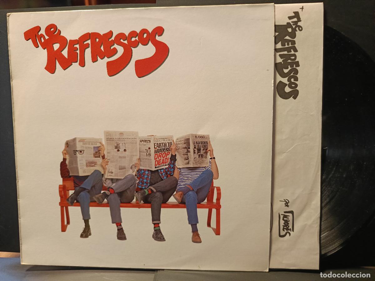 Discos de vinilo: THE REFRESCOS - The Refrescos - LP (Polydor 1989) + Insert PEPETO