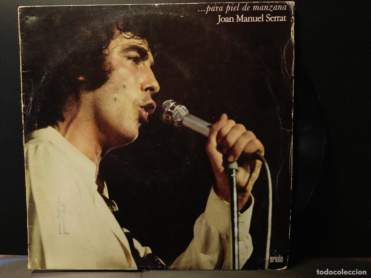 Discos de vinilo: LP - JOAN MANUEL SERRAT - PARA PIEL DE MANZANA - ARIOLA 1975 PEPETO