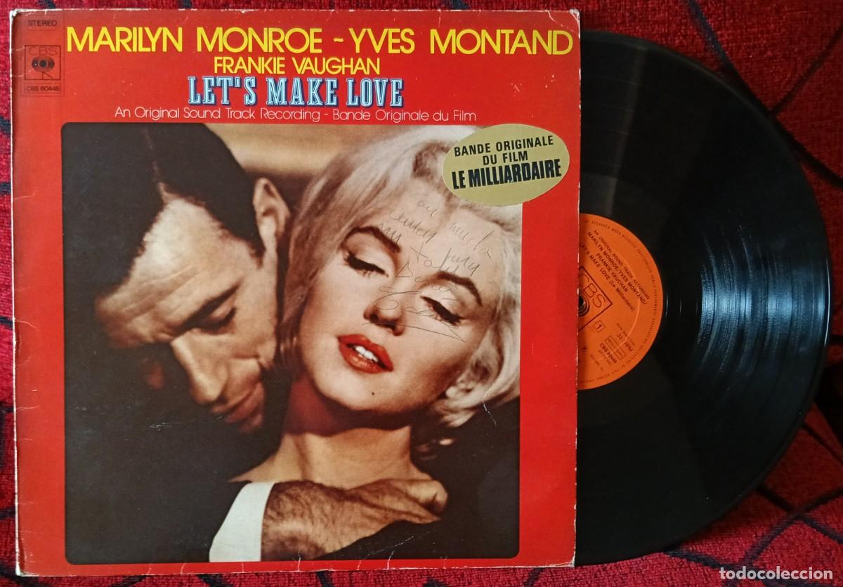 Discos de vinilo: MARILYN MONROE / YVES MONTAND / FRANKIE VAUGHAN ** Let's Make Love ** BANDA SONORA VINILO LP 1974