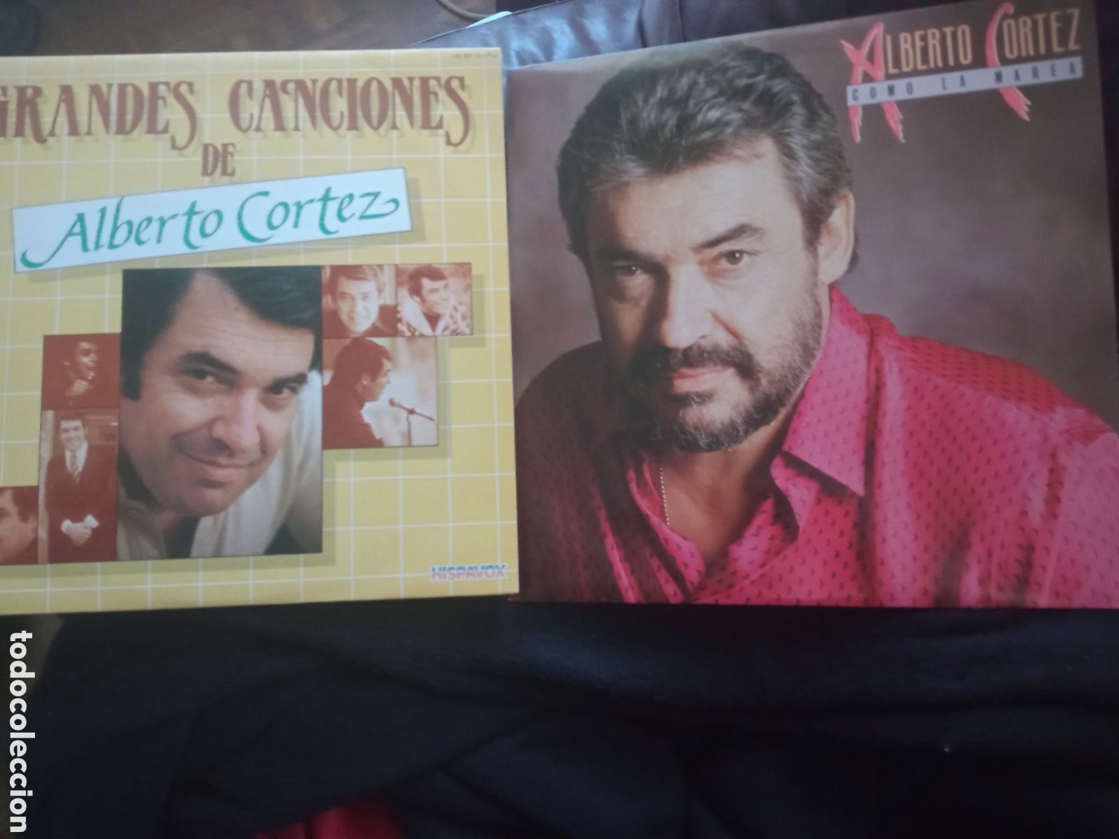 Discos de vinilo: Dos vinilos de Alberto Cortez, el amarillo Doble, muy buena conservaci&oacute;n