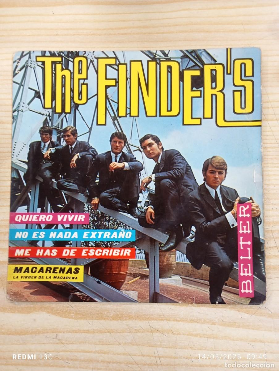 Discos de vinilo: EP - The Finder's &lrm;&ndash; Quiero Vivir + 3 CANCIONES 1965 : Belter &lrm;&ndash; 51.571