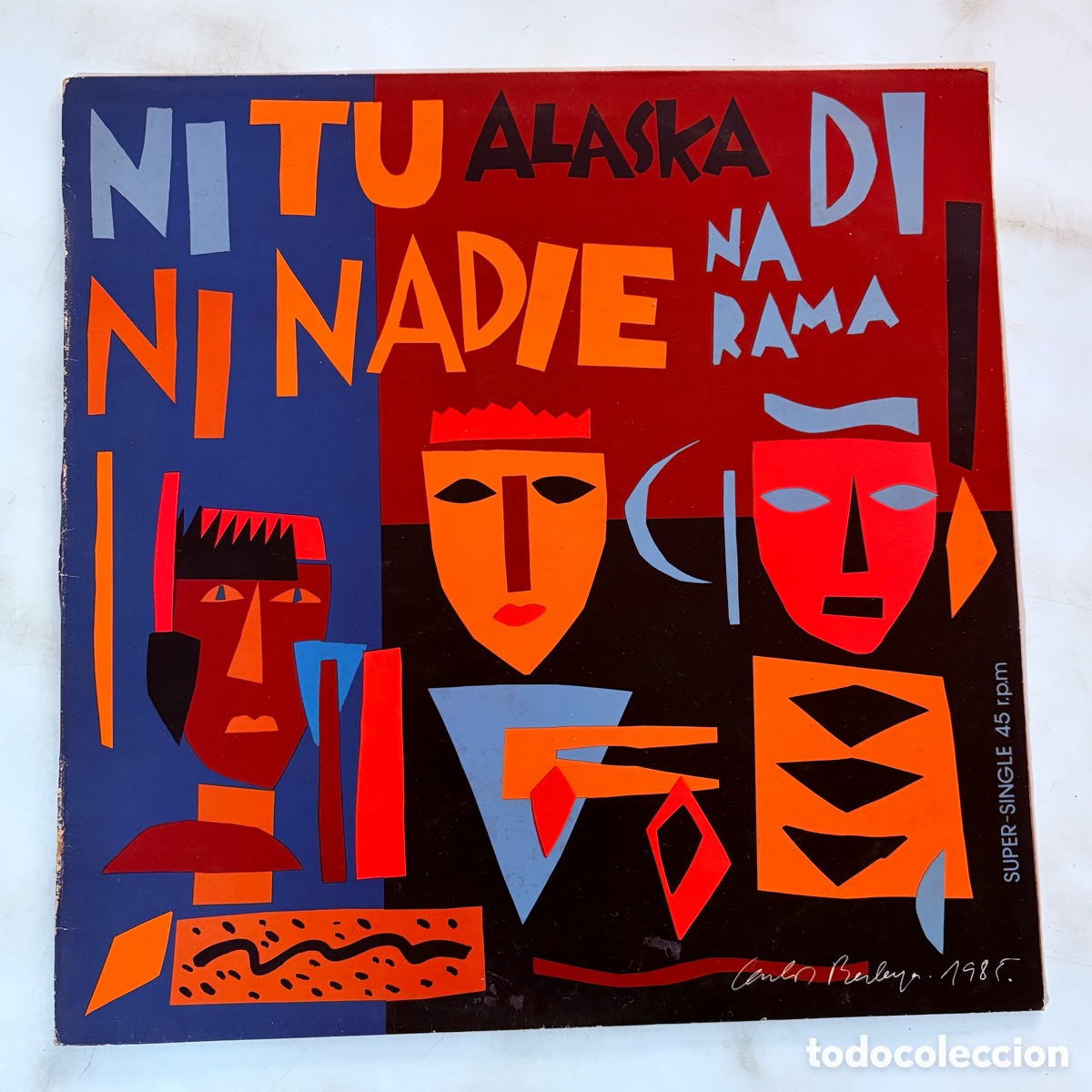 Discos de vinilo: maxi 12'' Alaska Y Dinarama &lrm;&ndash; Ni Tu Ni Nadie de 1985