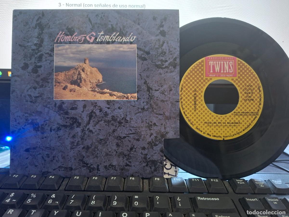 Discos de vinilo: HOMBRES G - TEMBLANDO - SINGLE DE VINILO PROMOCIONAL - C-32