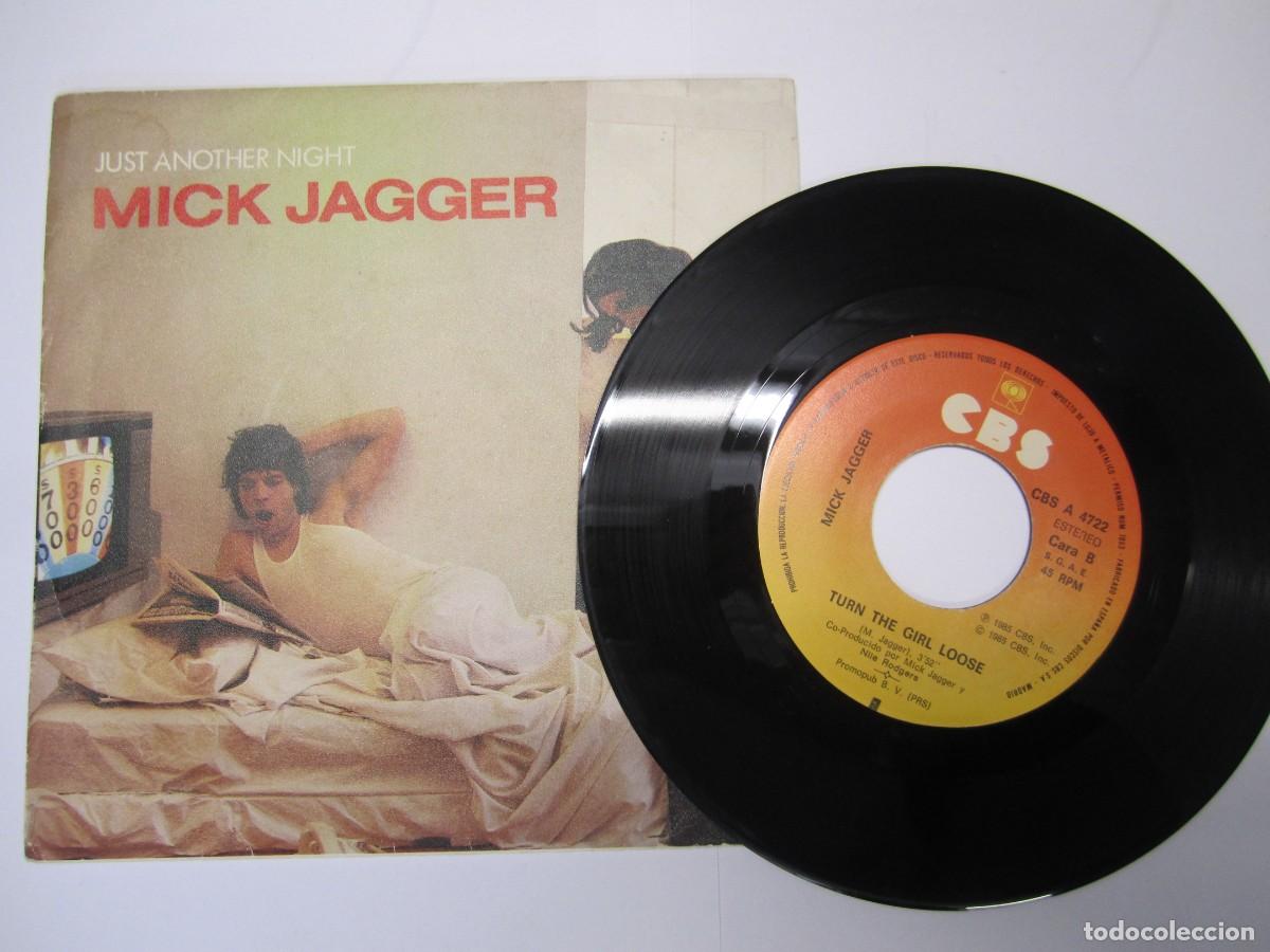 Discos de vinilo: disco vinilo single mick jagger just another night - Foto 2