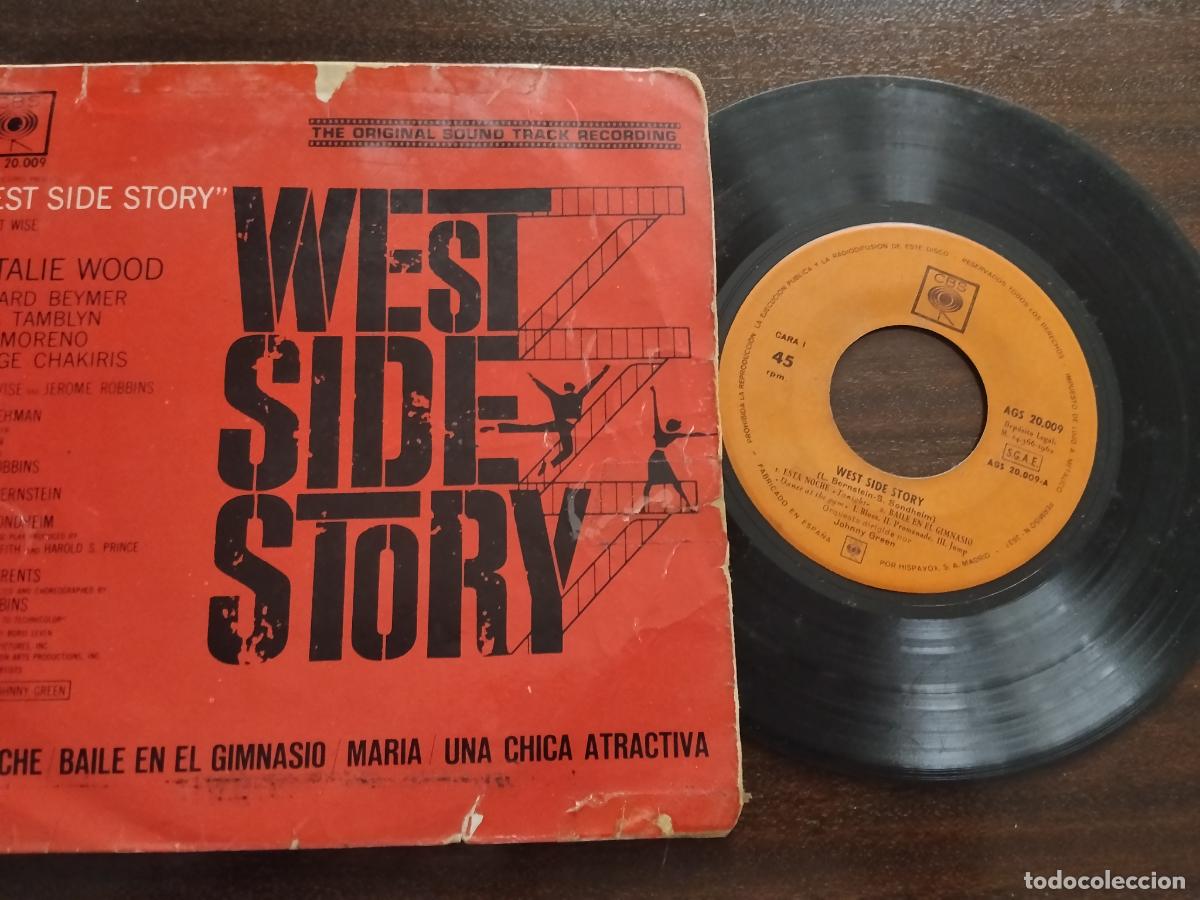 Discos de vinilo: WEST SIDE STORY. Disco single - Foto 1