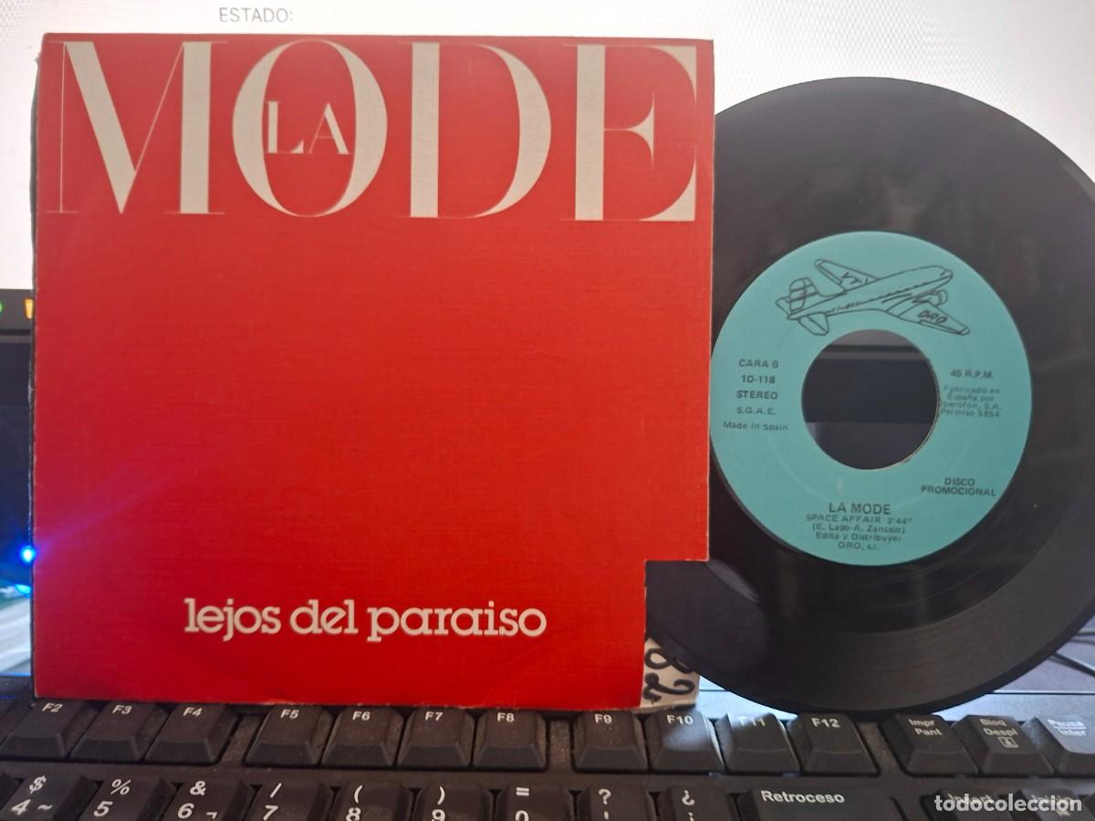 Discos de vinilo: LA MODE - LEJOS DEL PARAISO - SINGLE DE VINILO - C-32 - Foto 1