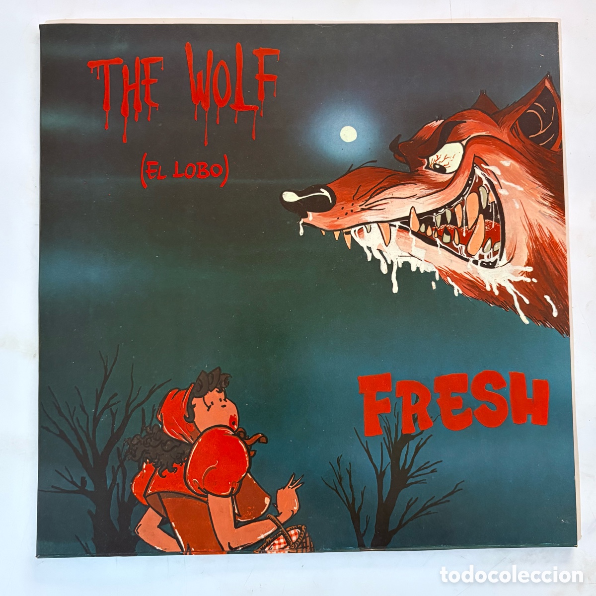 Discos de vinilo: maxi 12'' Fresh The Wolf El Lobo edicion espa&ntilde;ola de 1985