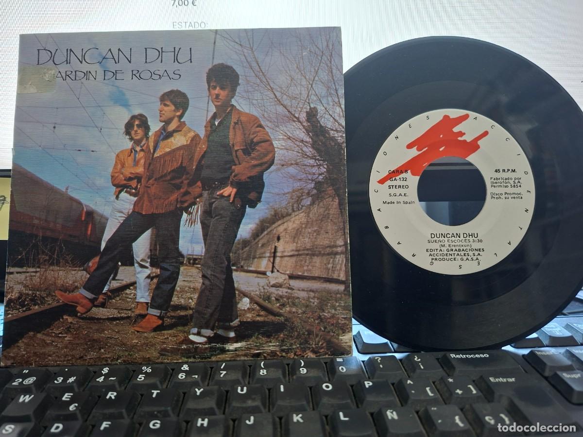 Discos de vinilo: DUNCAN DHU - JARDIN DE ROSAS - SINGLE DE VINILO - C- 33