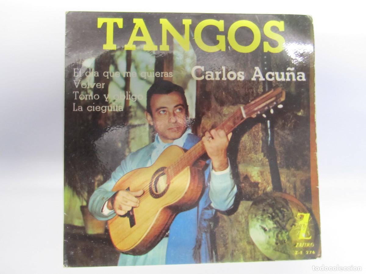 Dischi in vinile: disco vinilo single tangos carlos acu&ntilde;a