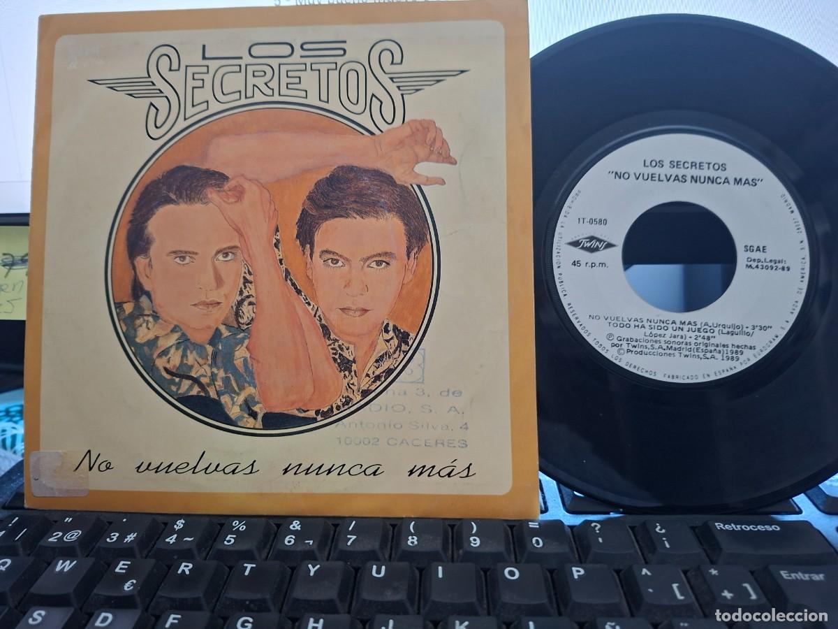 Discos de vinilo: LOS SECRETOS - NO VUELVAS NUNCA MAS / TODO HA SIDO UN JUEGO - SINGLE DE VINILO - C- 33