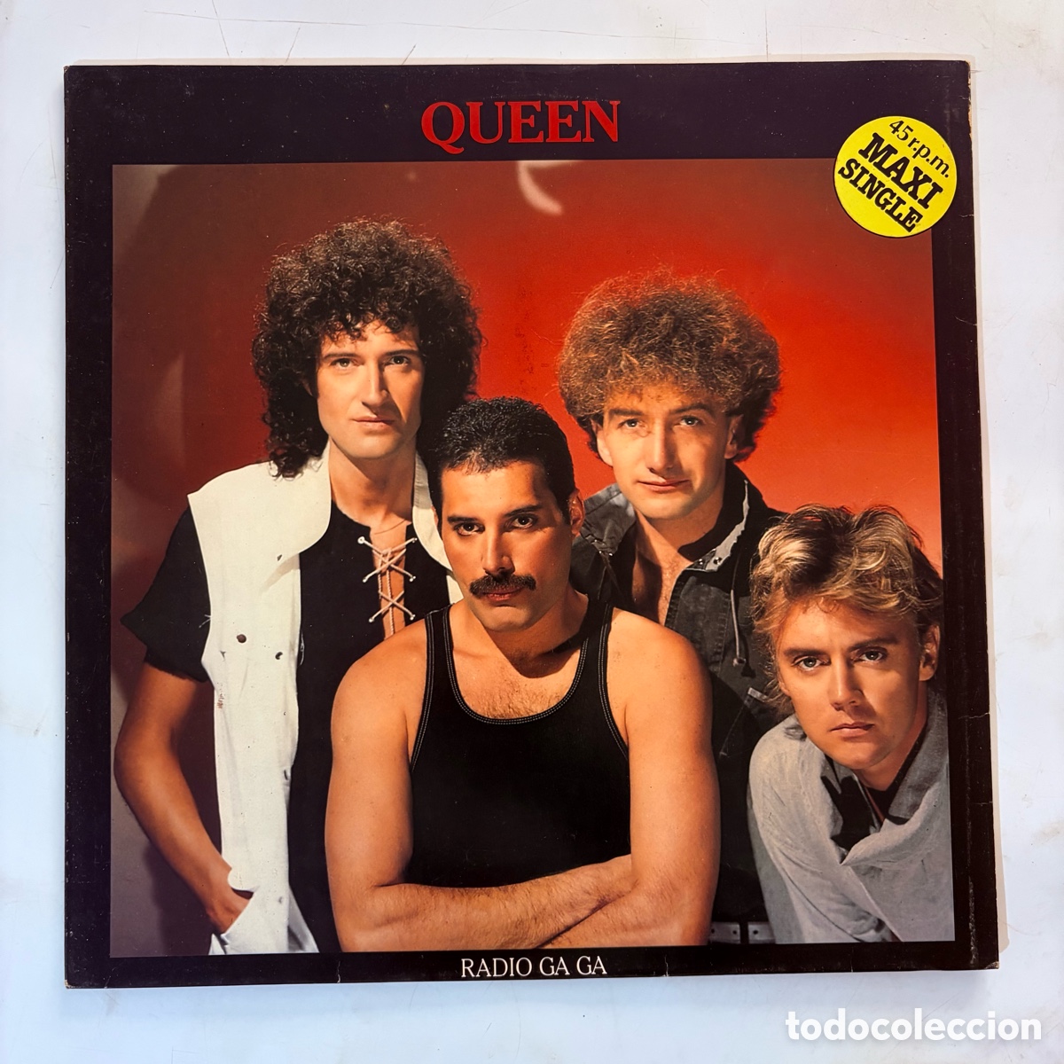 Discos de vinilo: maxi 12'' Queen &lrm;&ndash; Radio Ga Ga edicion espa&ntilde;ola de 1984
