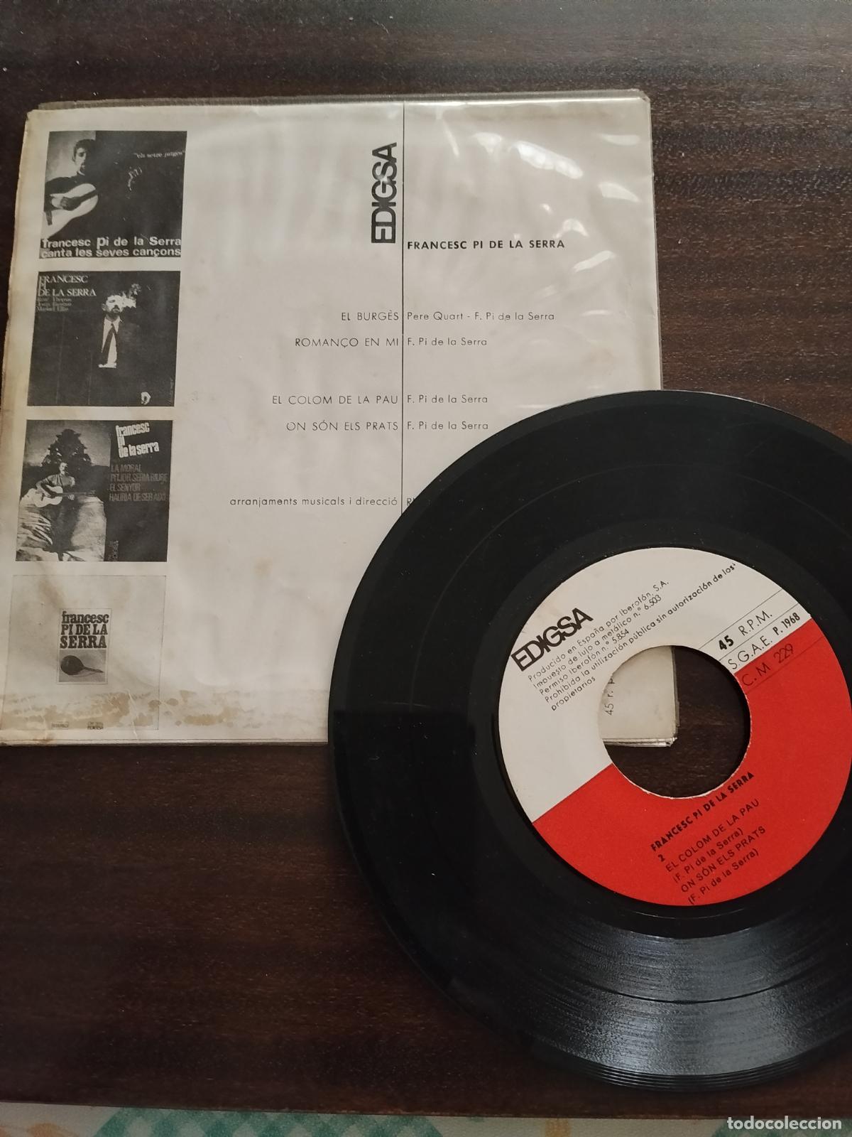 Discos de vinilo: FRANCESC PI DE LA SERRA - Foto 2