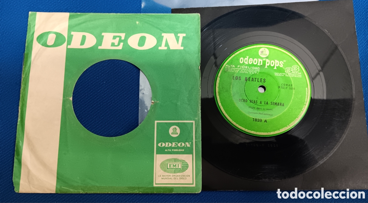 Discos de vinilo: BEATLES SINGLE ORIGINAL MADE IN ARGENTINA EMI ODEN
