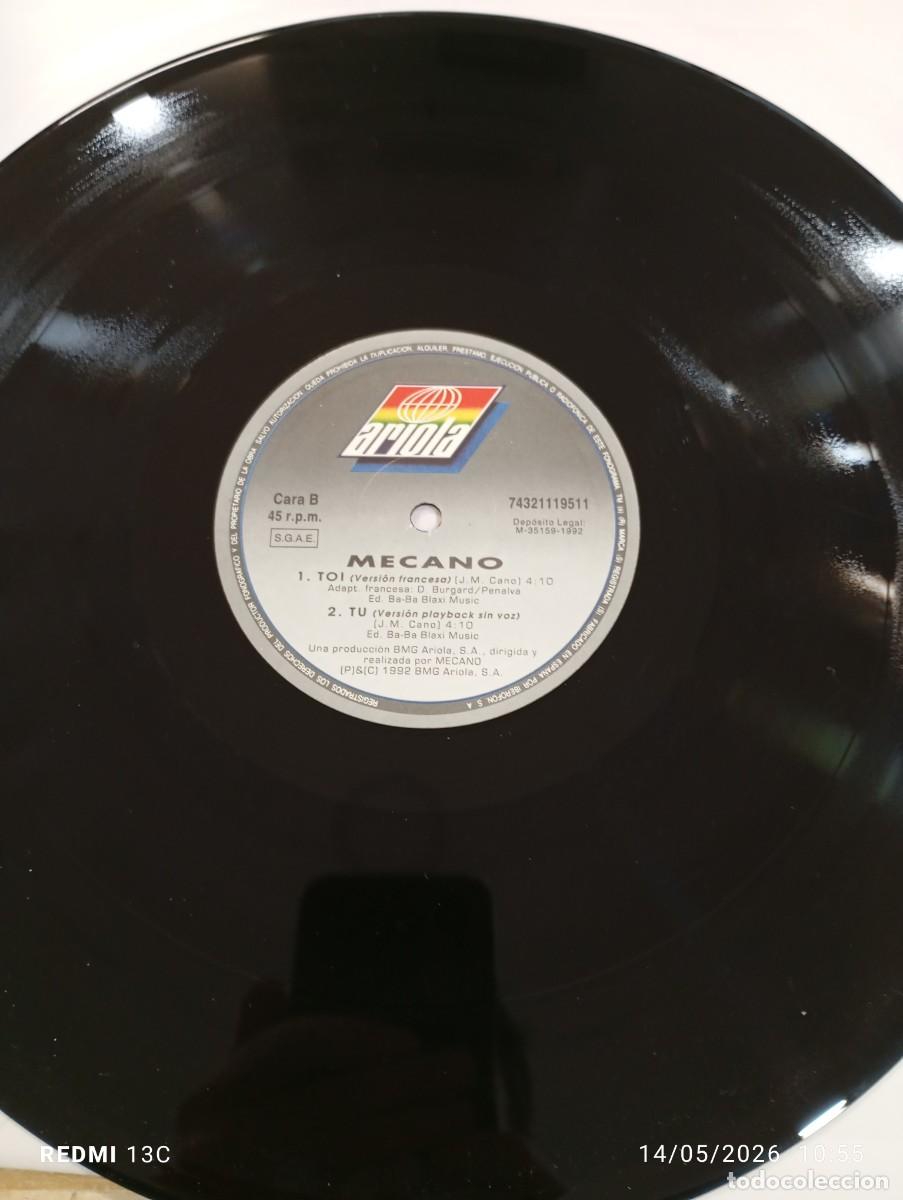 Discos de vinilo: Maxi - Mecano - Tu - 3 Versiones con version en Frances - Raro 1992 - Foto 7