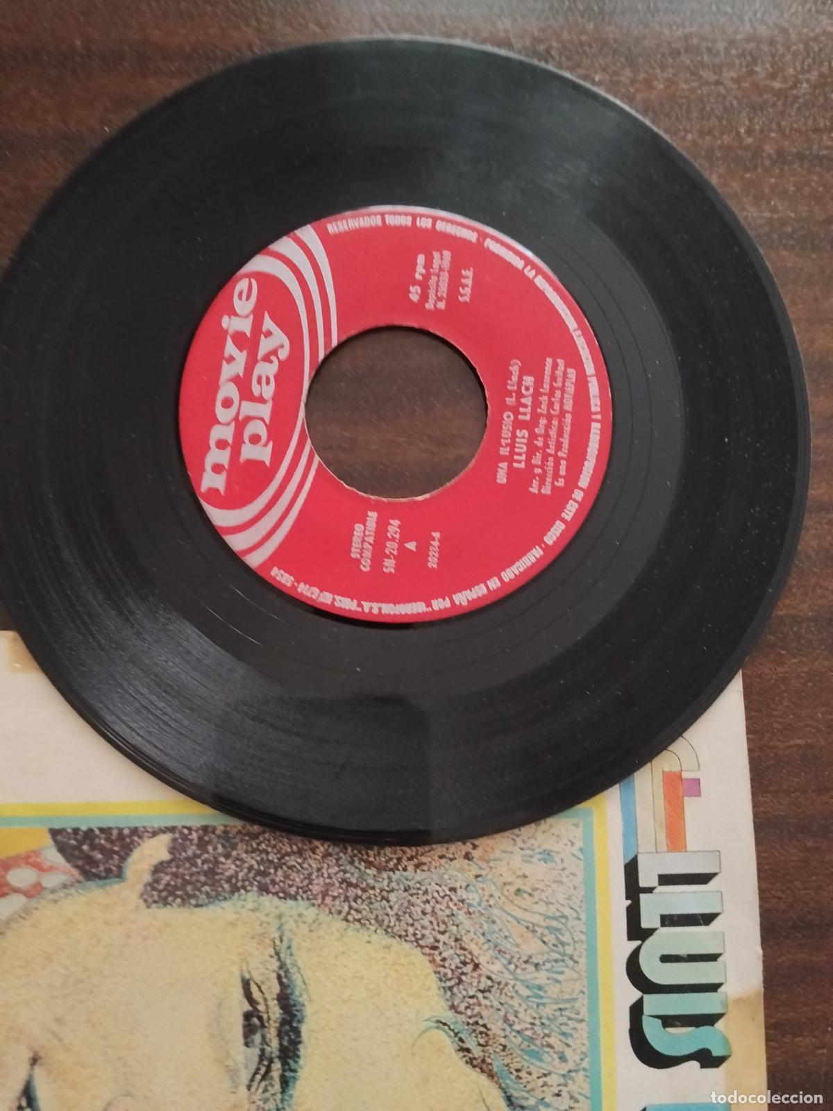 Discos de vinilo: LLU&Iacute;S LLACH. DISCO SINGLE - Foto 2