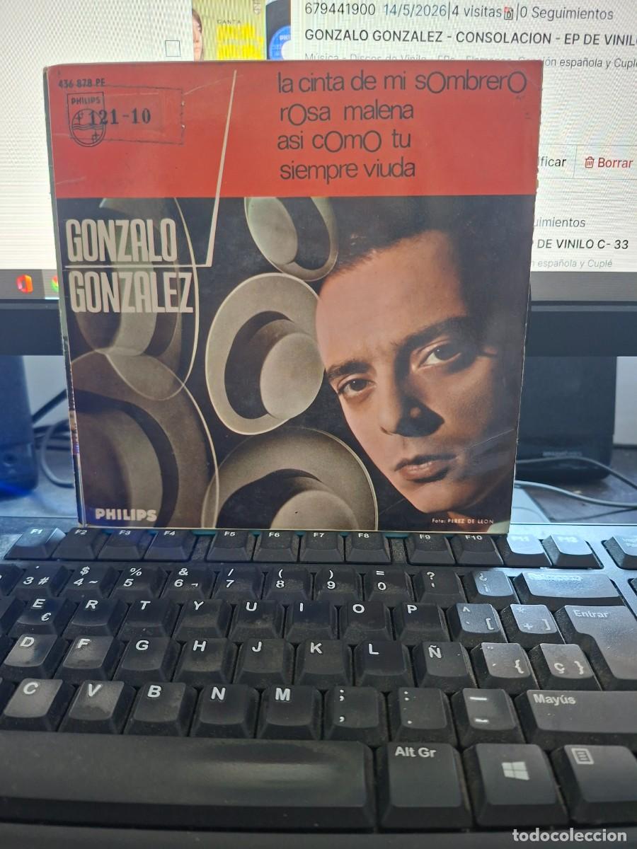 Discos de vinilo: GONZALO GONZALEZ - LA CINTA DE MI SOMBRERO - EP DE VINILO C- 33