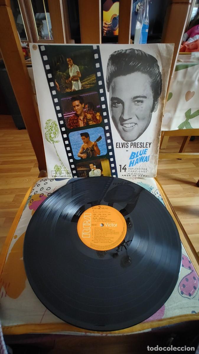 Vinyl-Schallplatten: ELVIS PRESLEY-LP BLUE HAWAI-VER FOTOS