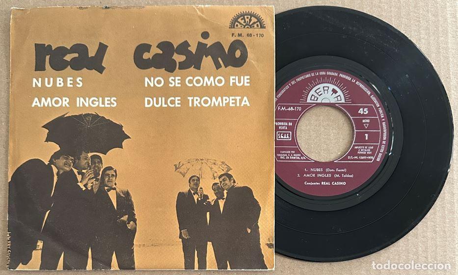 Discos de vinilo: REAL CASINO EP NUBES PROMOCIONAL BERTA 1970