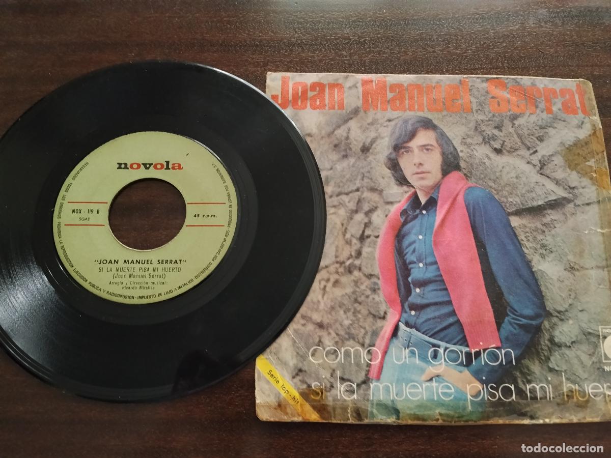 Discos de vinilo: JOAN MANUEL SERRAT -DISCO SINGLE - Foto 2