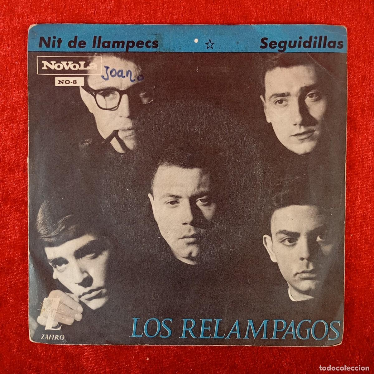 Discos de vinilo: LOS RELAMPAGOS - NIT DE LLAMPECS - SEGUIDILLAS - NO-8 - VINILO - SINGLE / 3345