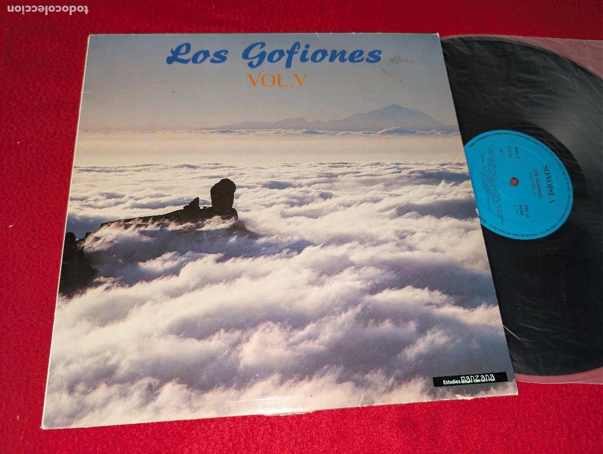 Discos de vinilo: LOS GOFIONES Volumen V LP 1984 Sonoisla FOLK TRADICIONAL CANARIAS