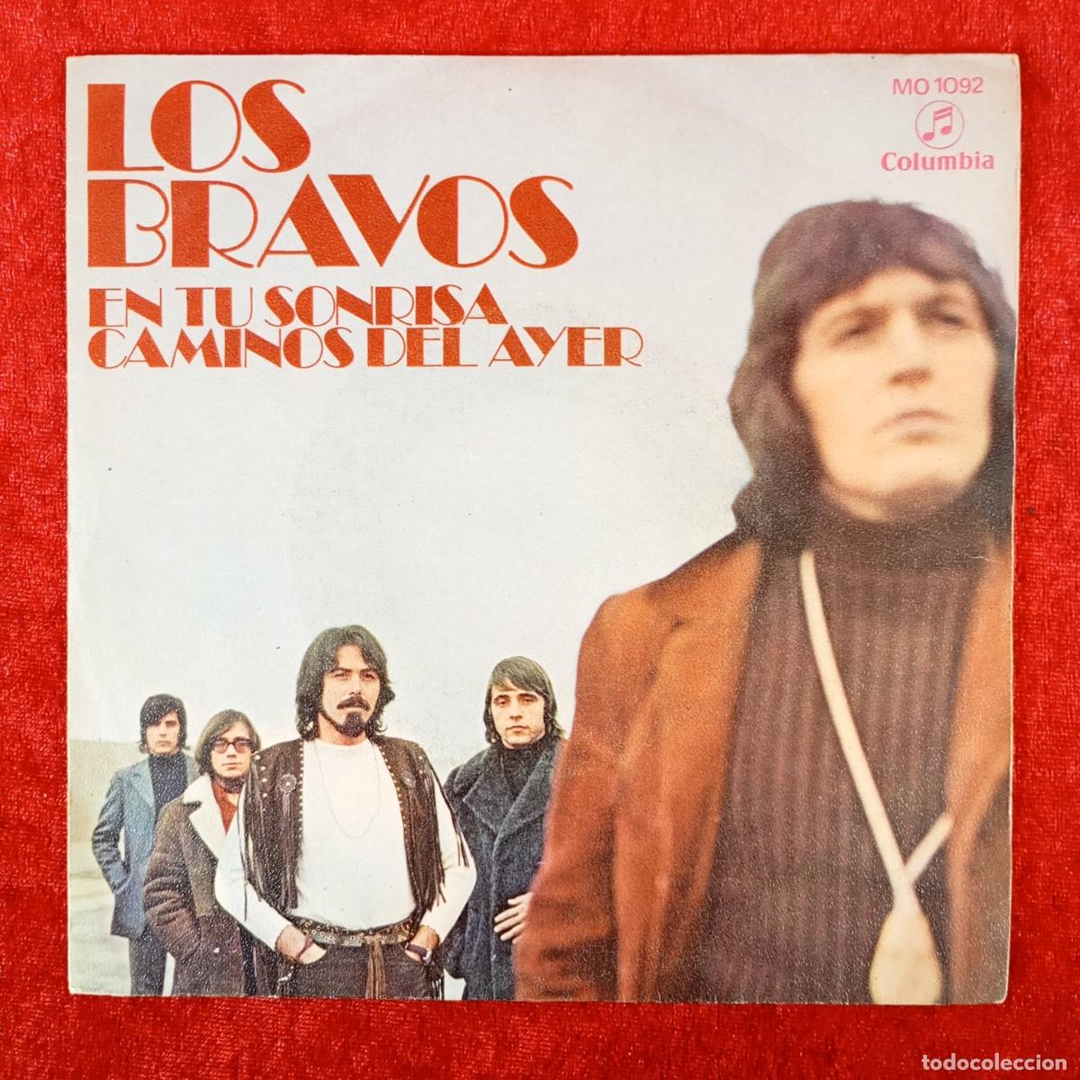 Discos de vinilo: LOS BRAVOS - EN TU SONRISA - CAMINOS DEL AYER - MO 1092 - VINILO - SINGLE / 3347