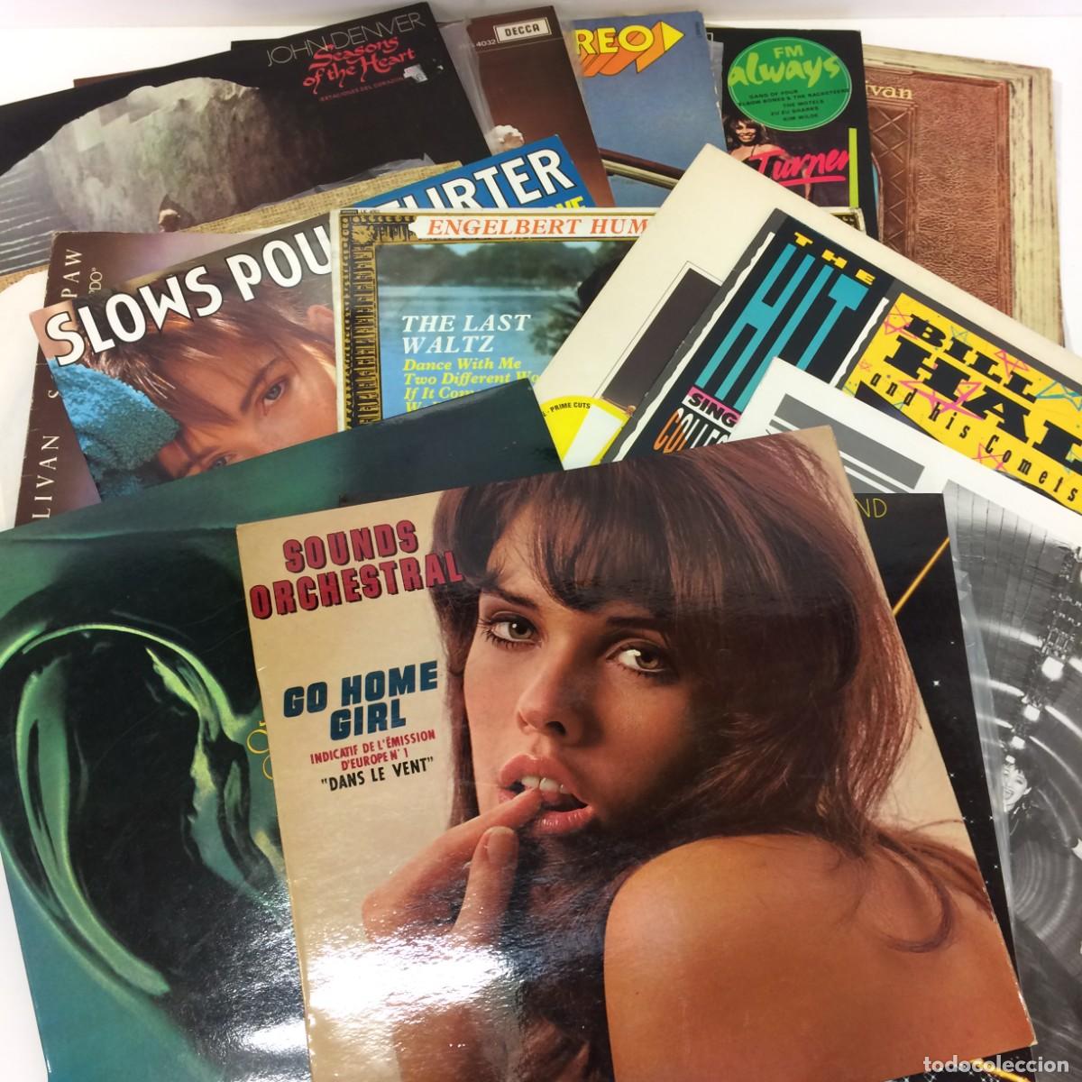 Discos de vinilo: Lote de 18 Discos de Vinilo - Canciones Extranjeras, Ingles, Italiano...