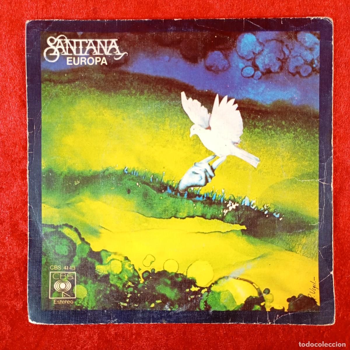 Discos de vinilo: SANTANA - EUROPA - CBS 4143 - VINILO - SINGLE / 3353