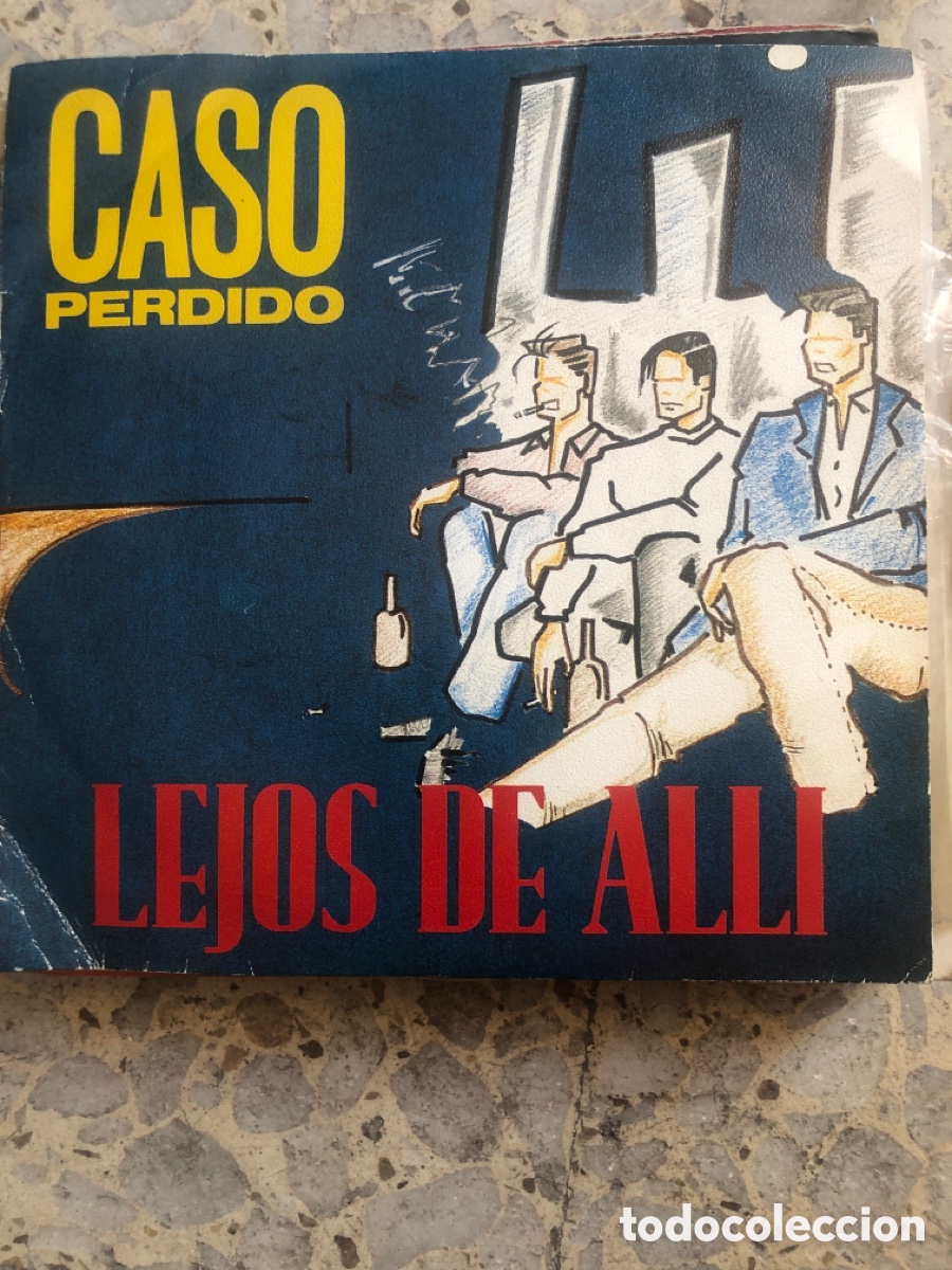 Discos de vinilo: SGL LEJOS DE ALLI CASO PERDIDO 1990 PROMO