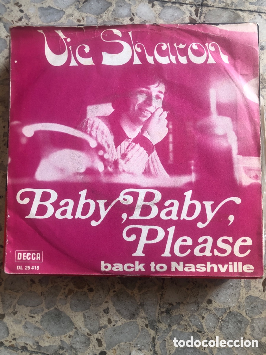 Discos de vinilo: SGL VIC SHARON BABY BABY PLEASE GERMANY