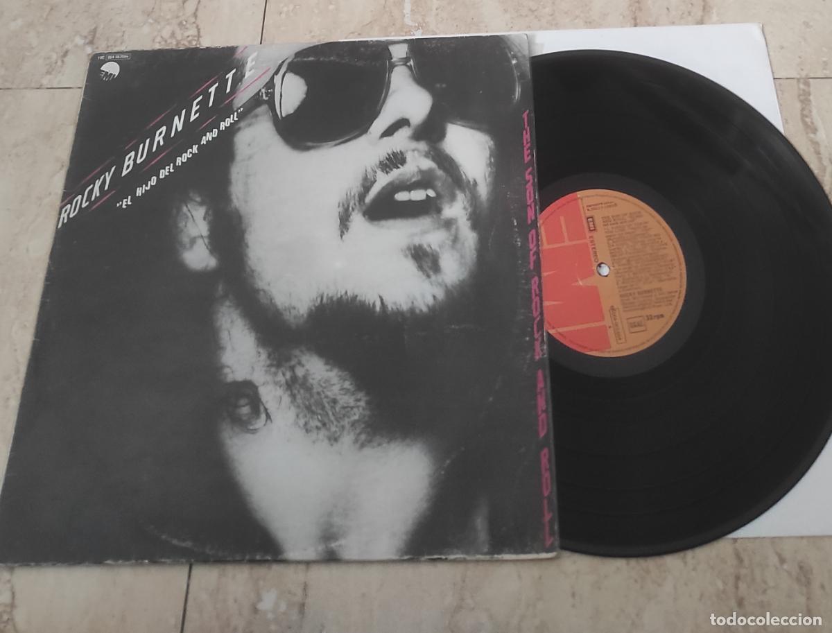 Discos de vinilo: ROCKY BURNETTE ( HIJO DE ROCK AND ROLL ) LP ESPA&Ntilde;A 1980
