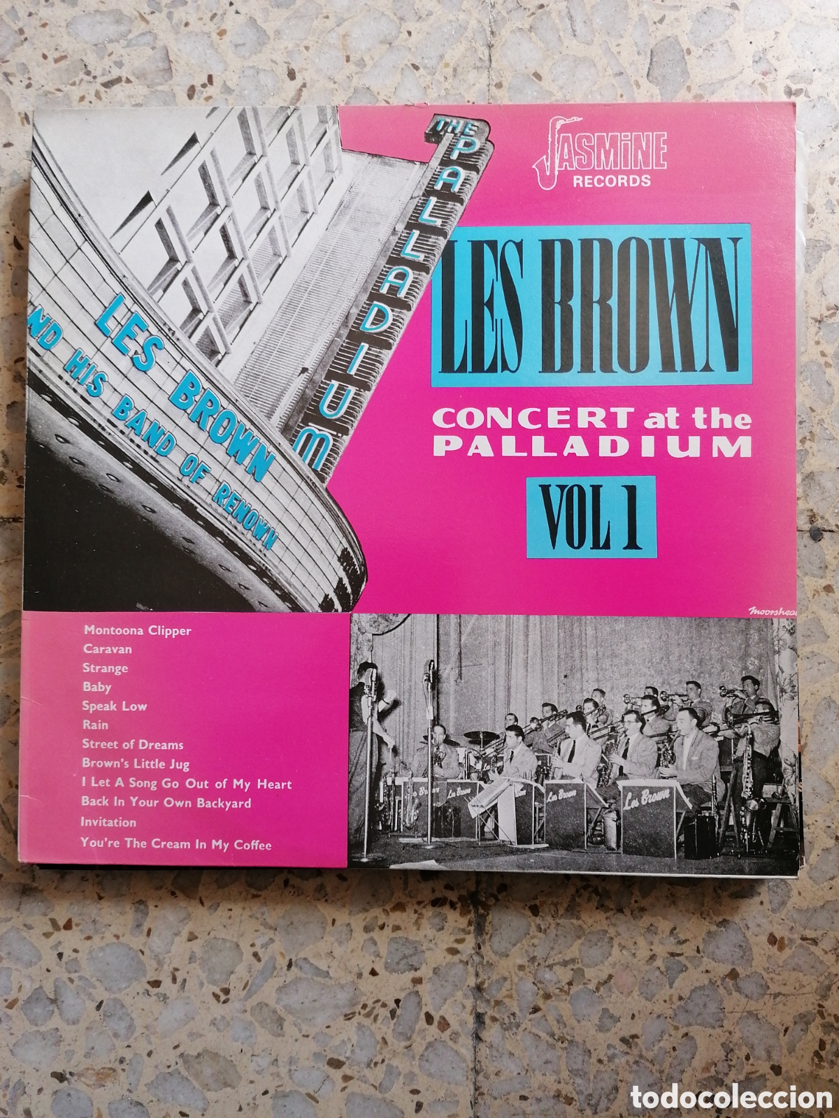 Discos de vinilo: LP LES BROWN CONCERT AT THE PALLADIUM VOL 1 EDICION INGLESA 1955 CON INSERT