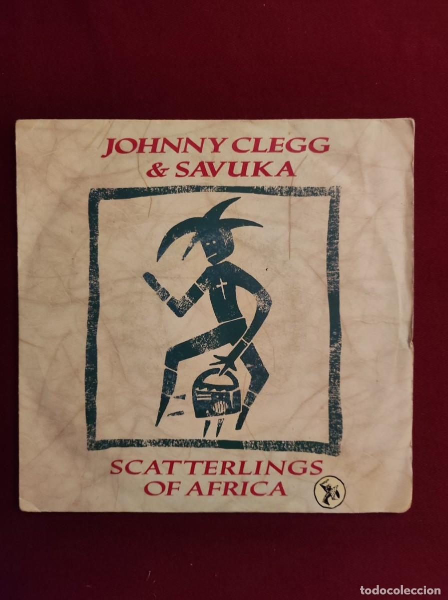 Discos de vinilo: Disco Vinilo Single (45 RPM) - Johnny Clegg & Savuka &rdquo;Scatterlings of Africa&rdquo; (1987)